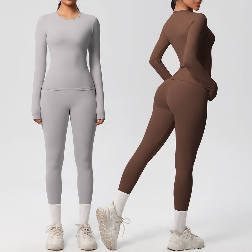 Summer Clothing Logo - JUREN 2-delige yogakleding sportset dames sportkleding