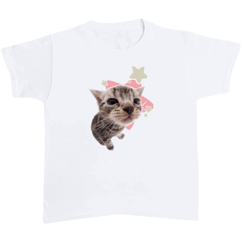 Summer Clothing Reviews - Harajuku Cat Fairy Damesmode Goth Casual