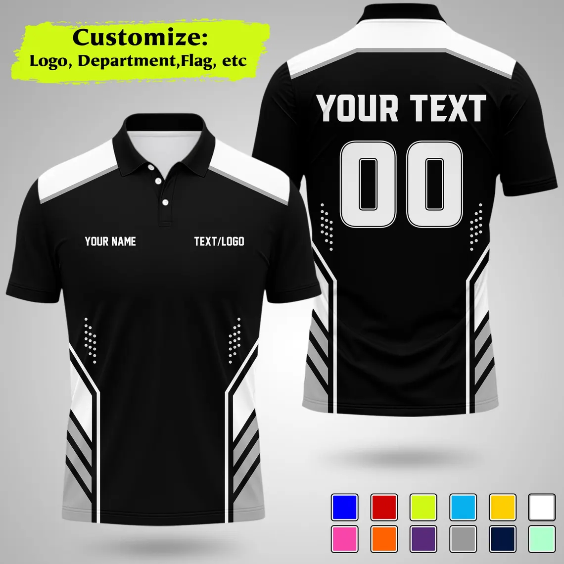 Summer Clothing Logo - Nieuw gepersonaliseerd team poloshirt op maat