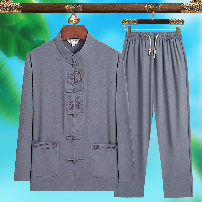 Summer Clothing Sets - Hoogwaardige modieuze Tang-pakken voor heren, lichtgewicht
