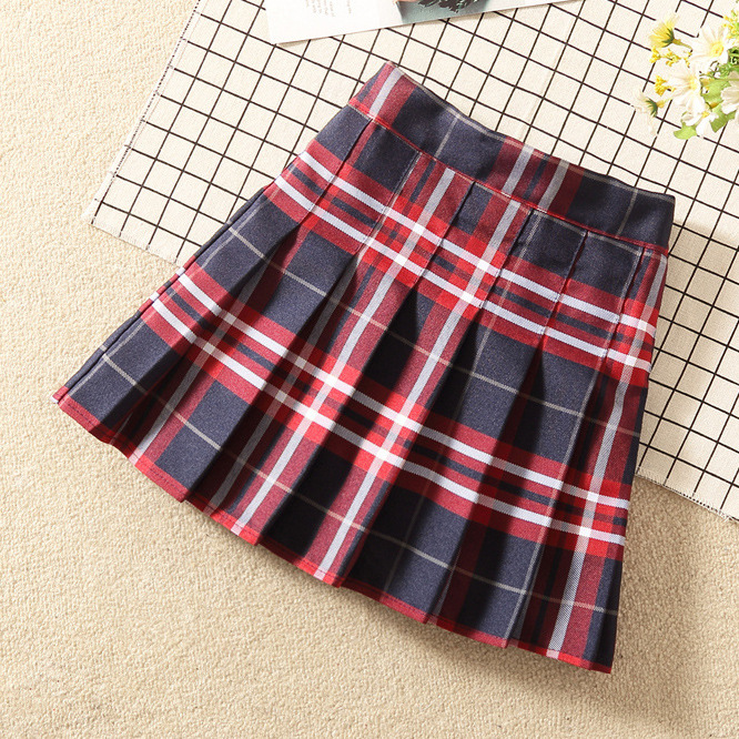 Summer Clothing Teen Girls - Vintage geplooide geruite rokken voor tienermeisjes