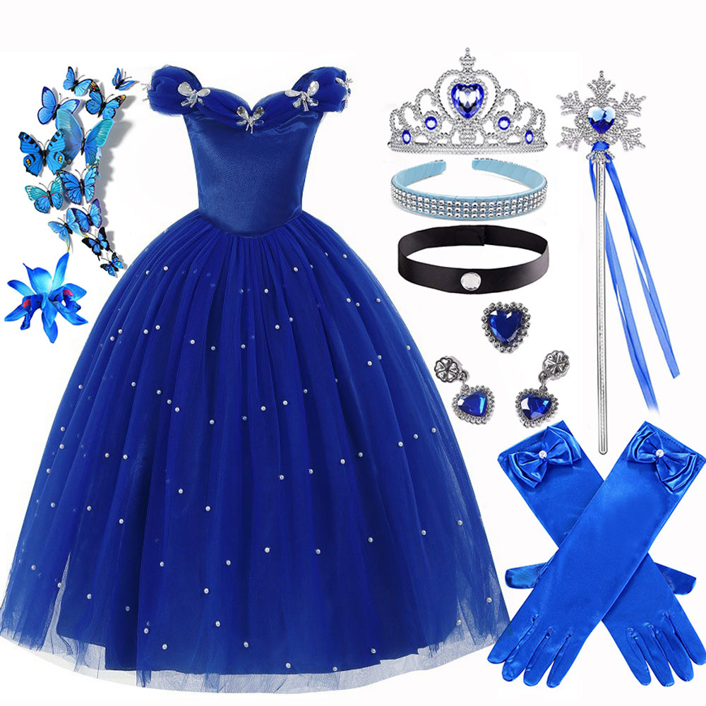 Summer Kids Clothing - Zomer Kerst Luxe Assepoester Kleding Voor