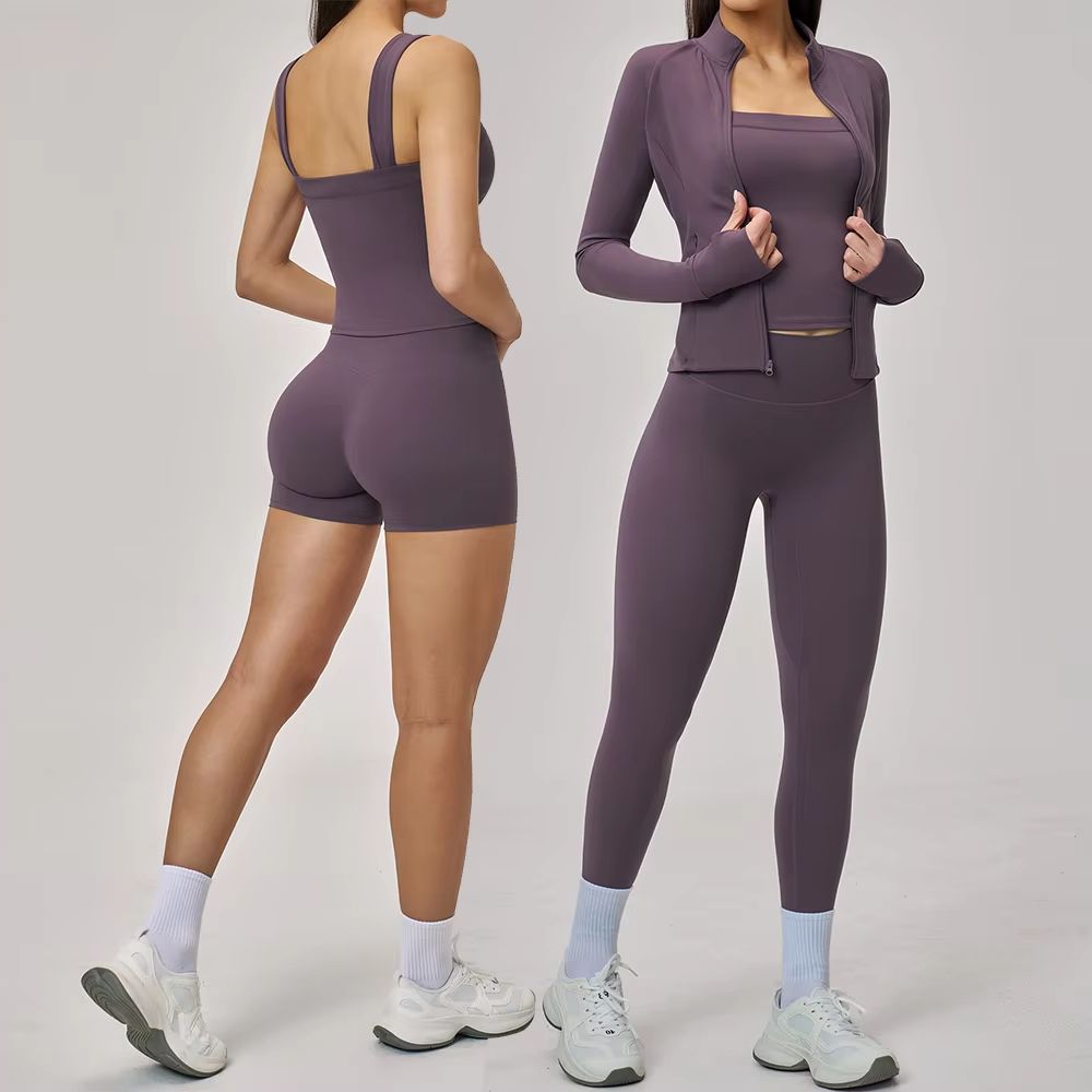 Summer Clothing Logo - 2/3-delige dames trainingspak yoga set workout