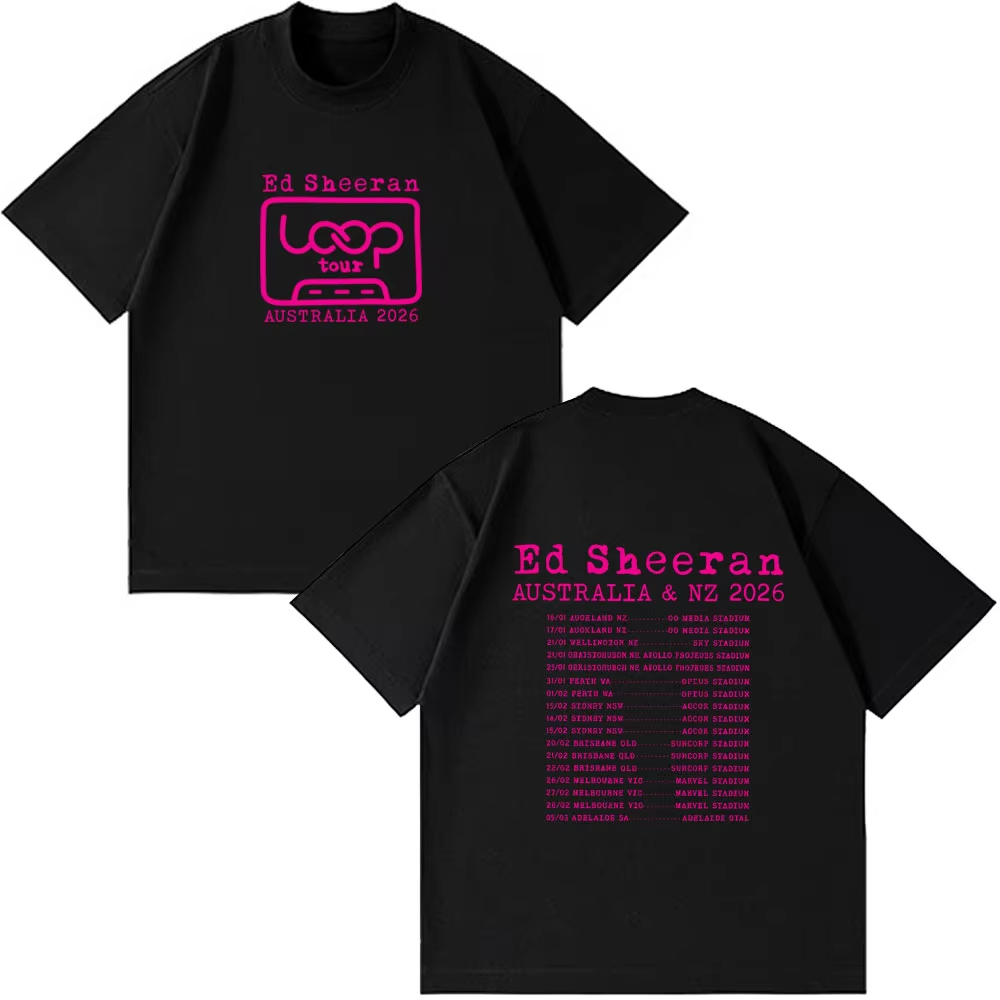 Summer Clothing Australia - Ed Sheeran Loop Tour Australië en