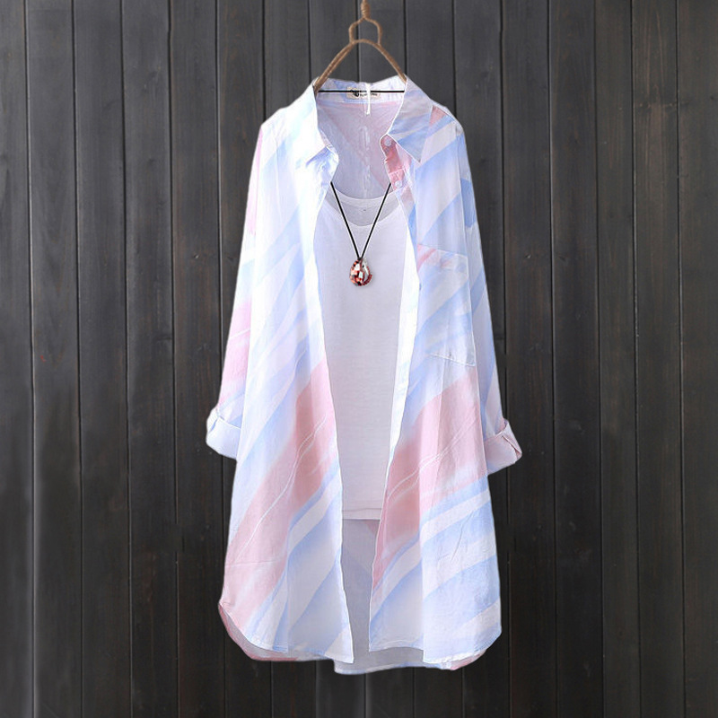 Summer Clothing Design - Chiffon overhemd Dames zomer tops van