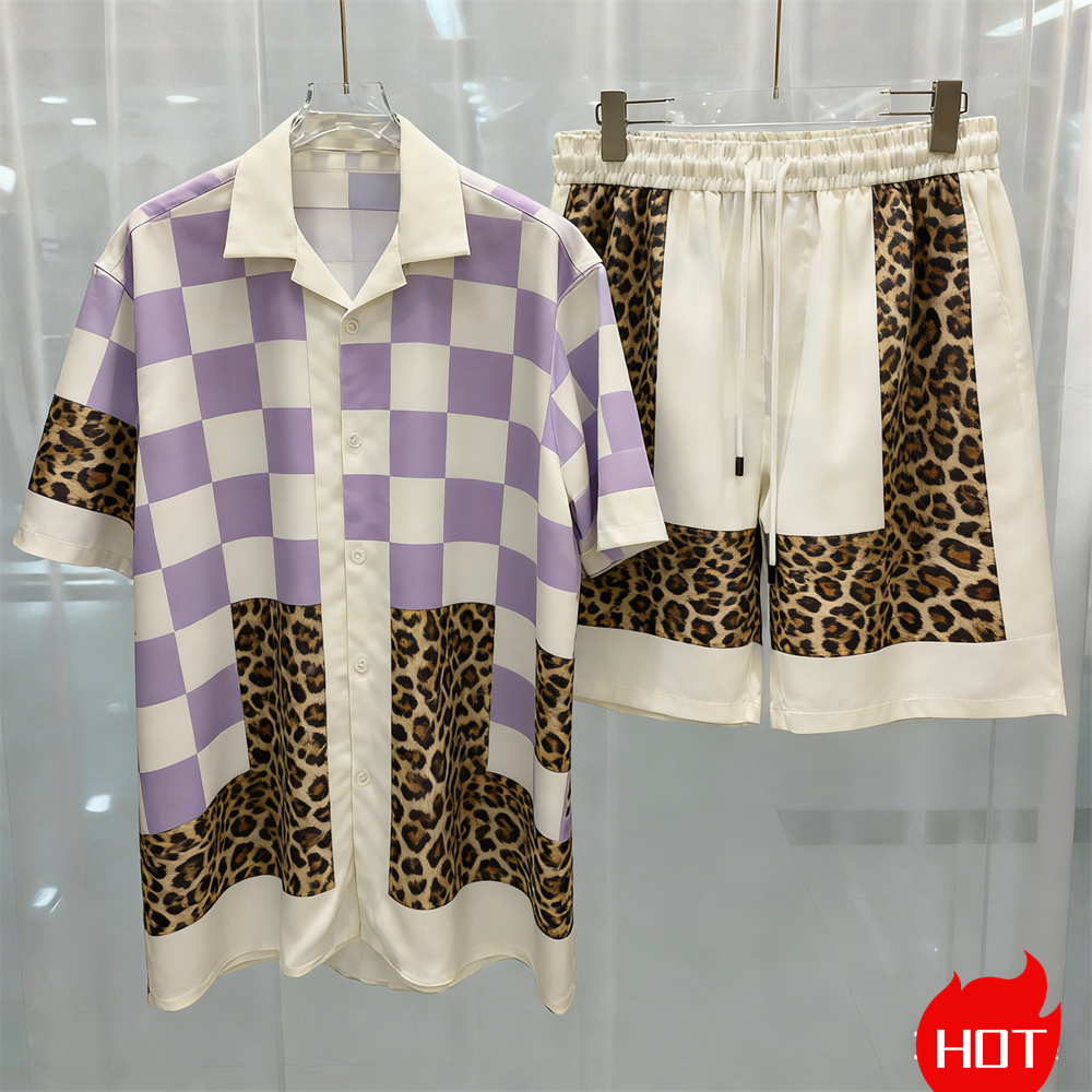 Summer Clothing Men Fashion - Mode Zomer Heren Overhemdpak Eenvoudig Effen