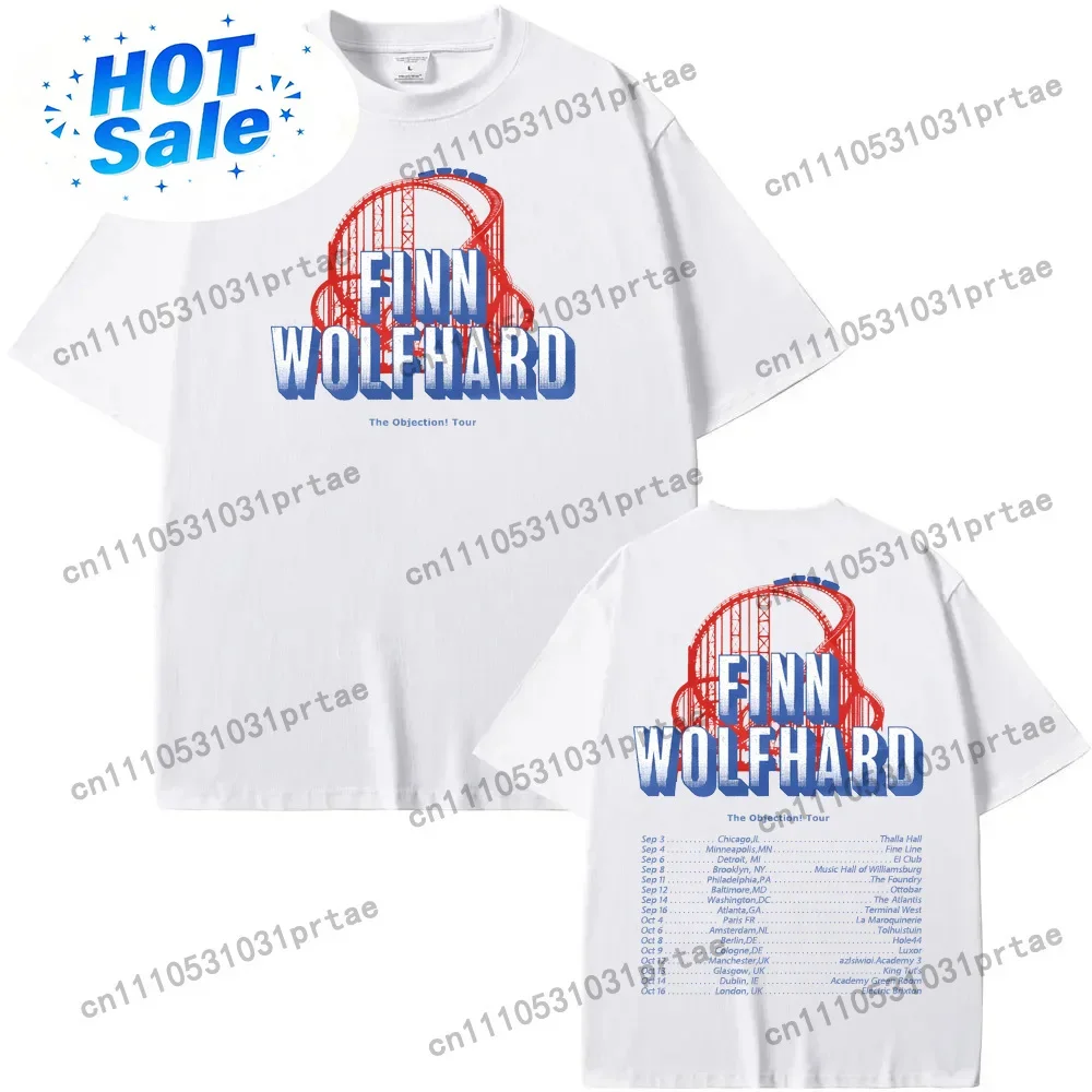 Quality Summer Clothing - finn wolfhard tourT-shirt Hoge kwaliteit zomer