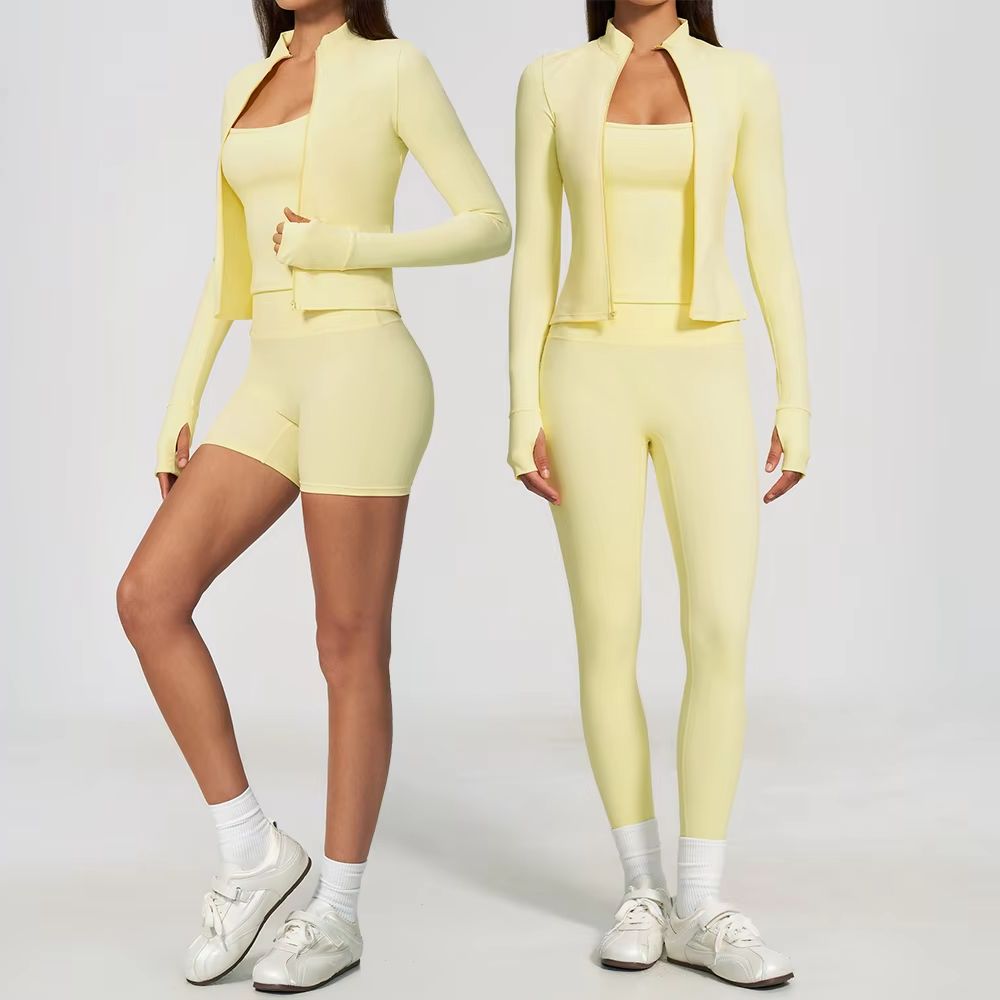 Summer Clothing Logo - Dames Yoga Set 3-delig Workout Set