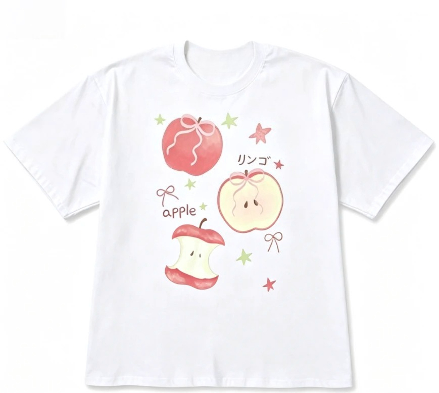 Dameskleding Y2k Apple Print R - Summer Clothing Reviews recensie en prijs