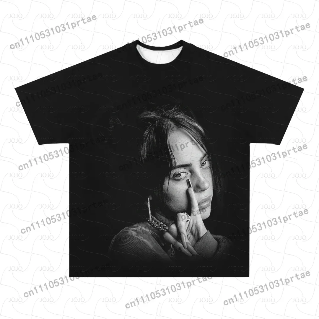 Billie Eilish Retro Patroon T- - Summer Clothing Styles Men recensie en prijs