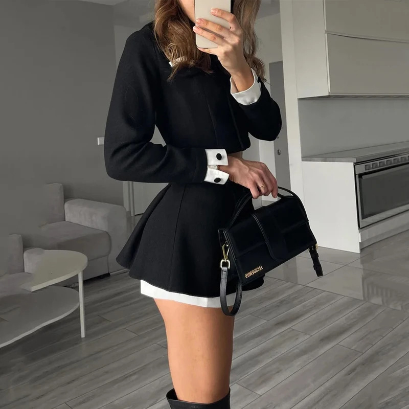 TARUXY Tweed Shorts Rok Tweede - Summer Alt Clothing recensie en prijs