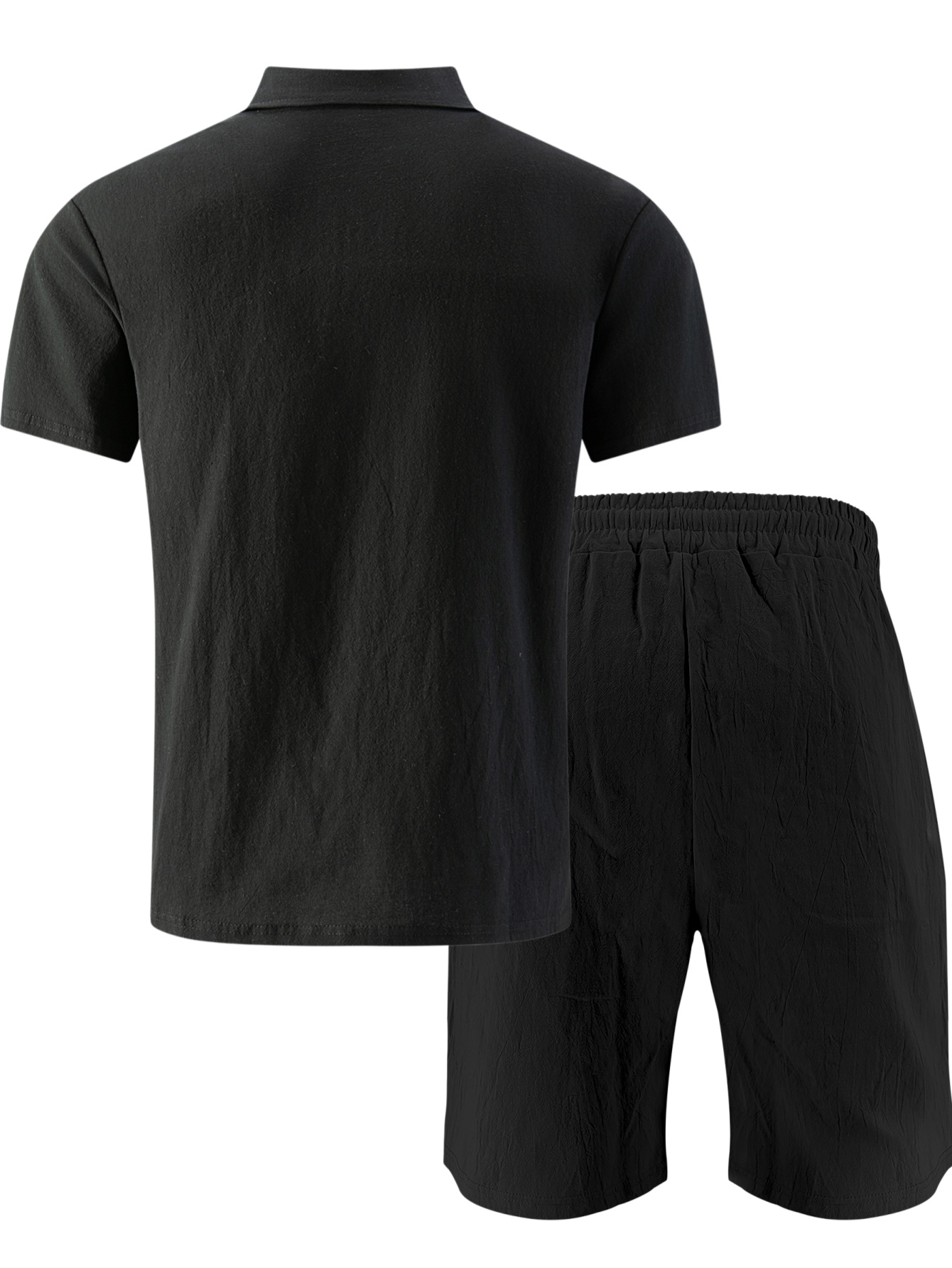 Herenset van getextureerd linn - Linen Shorts Men recensie en prijs