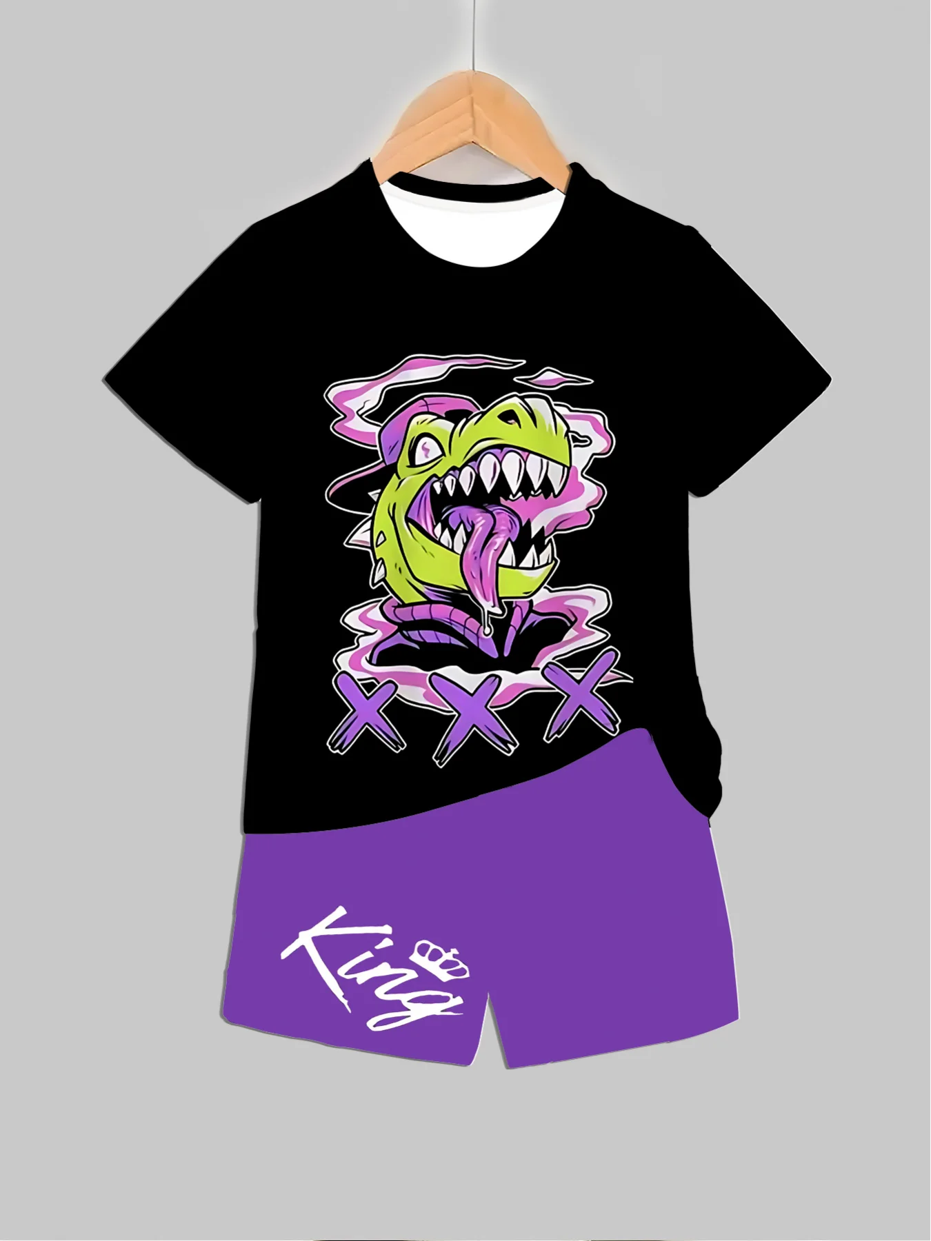 Nieuwe dinosaurus bedrukte out - Summer Clothing Outfits recensie en prijs