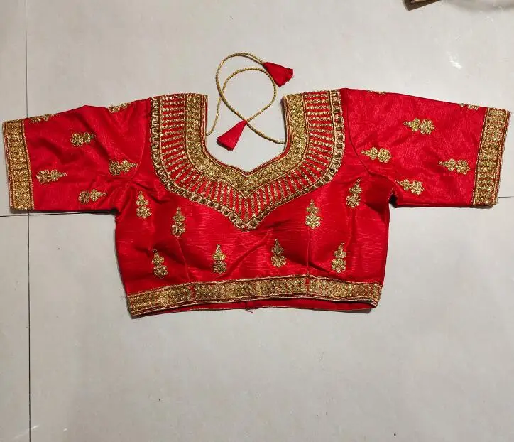 Traditionele Indiase Sari Top  - Summer Clothing India recensie en prijs