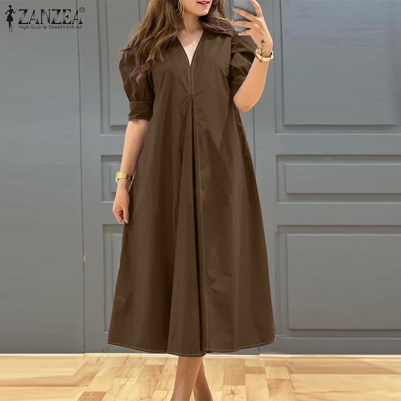 ZANZEA Plus Size 5XL Womens Ca - Summer Clothing For Older Women recensie en prijs