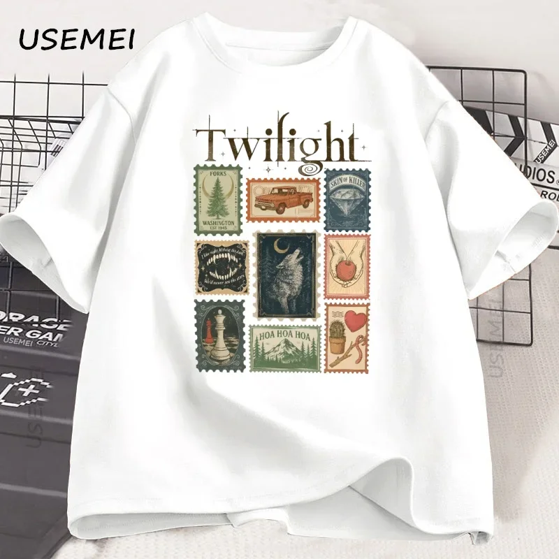 Vintage Twilight Forks T-shirt - Quality Summer Clothing recensie en prijs