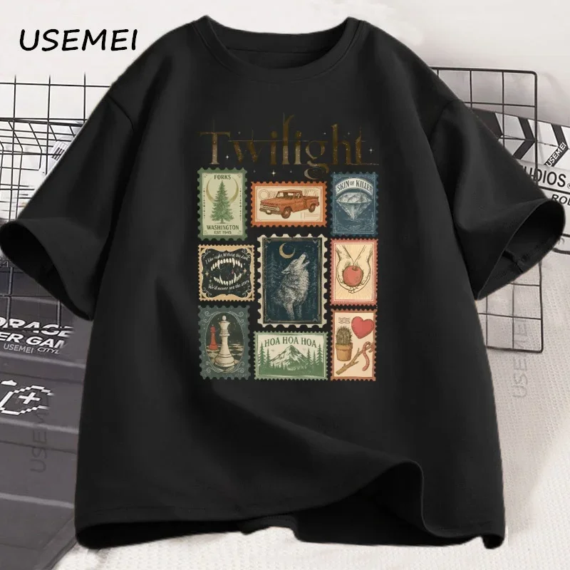 Vintage Twilight Forks T-shirt - Quality Summer Clothing recensie en prijs