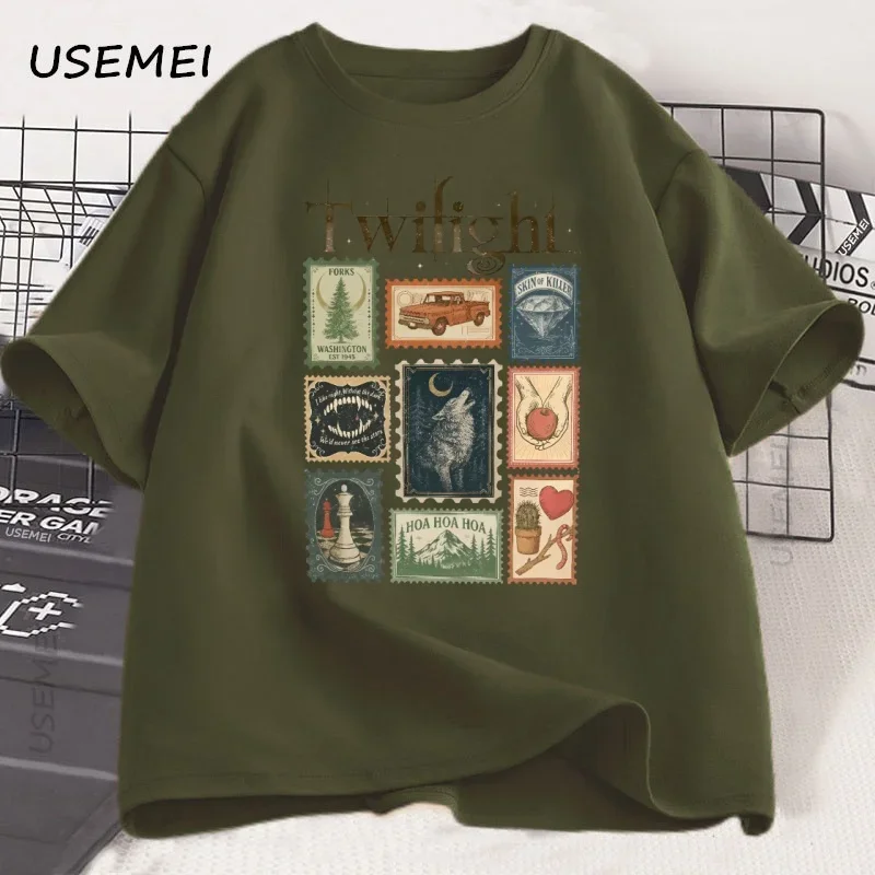 Vintage Twilight Forks T-shirt - Quality Summer Clothing recensie en prijs