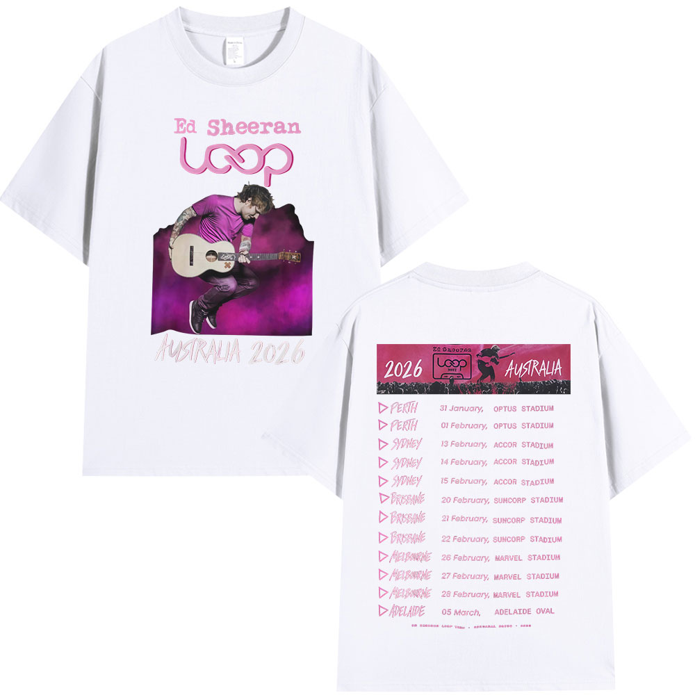 Ed Sheeran Loop Tour Australië - Summer Clothing Australia recensie en prijs