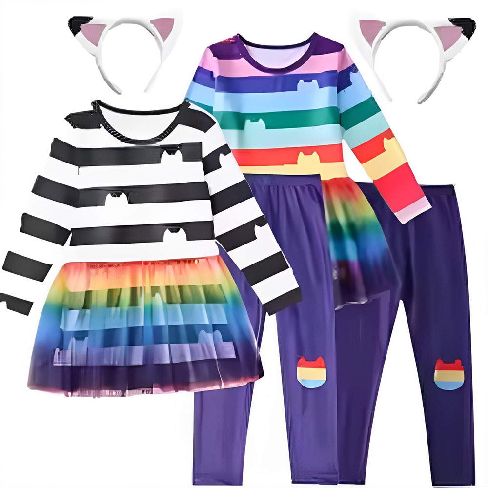 2026 cartoon Zwart Wit Streep  - Summer Clothing Teen Girls recensie en prijs