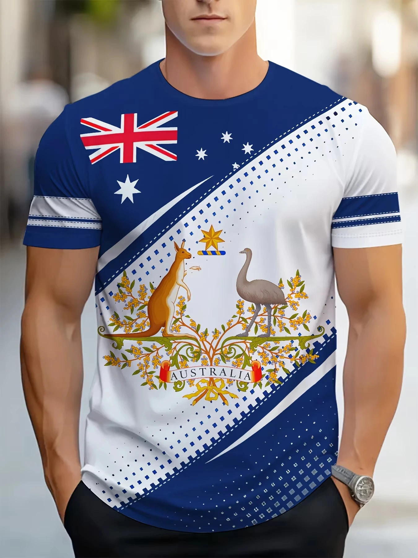 Heren T-shirts Australië Grafi - Summer Clothing Australia recensie en prijs