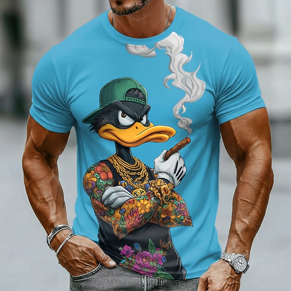 Grappige 3D Grumpy Black Duck  - Summer Duck Clothing recensie en prijs