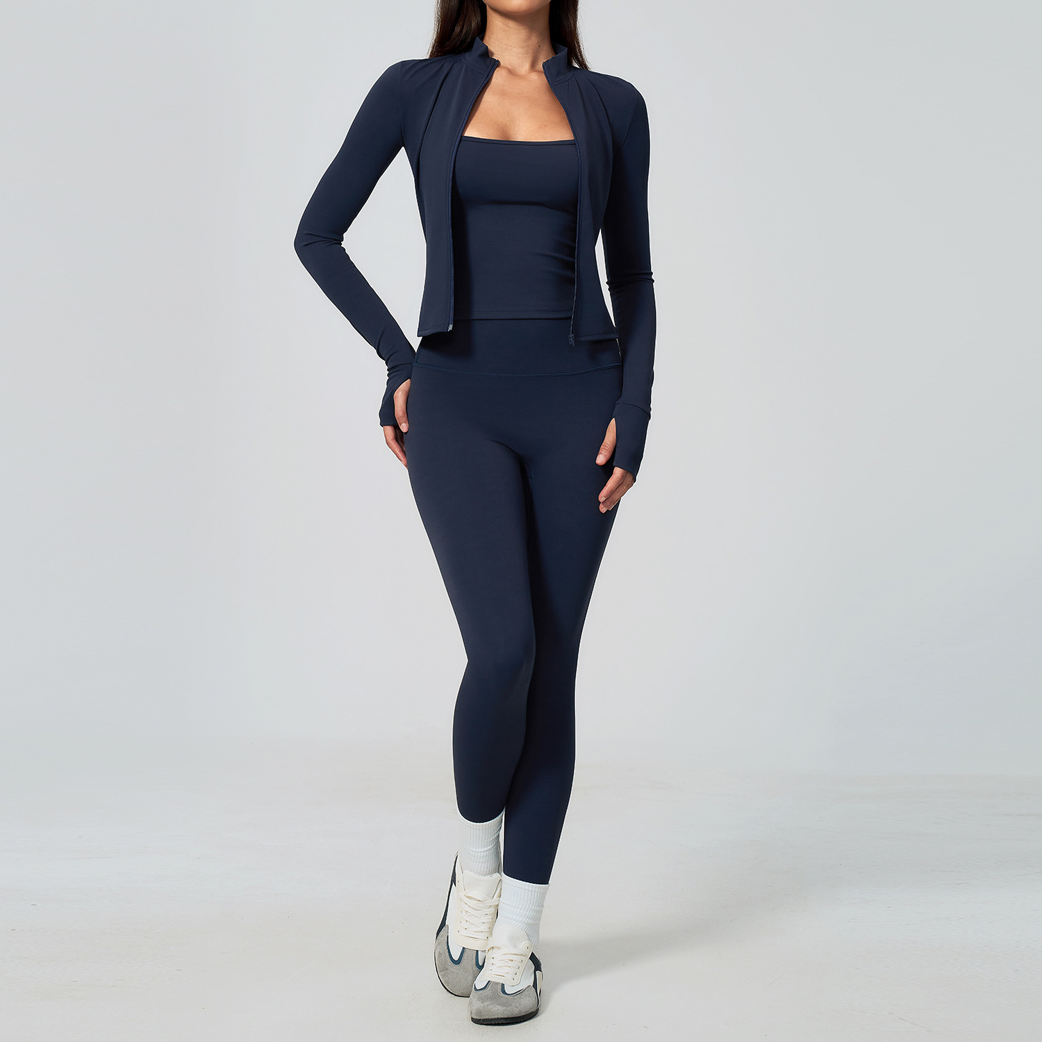 Dames Yoga Set 3-delig Workout - Summer Clothing Logo recensie en prijs