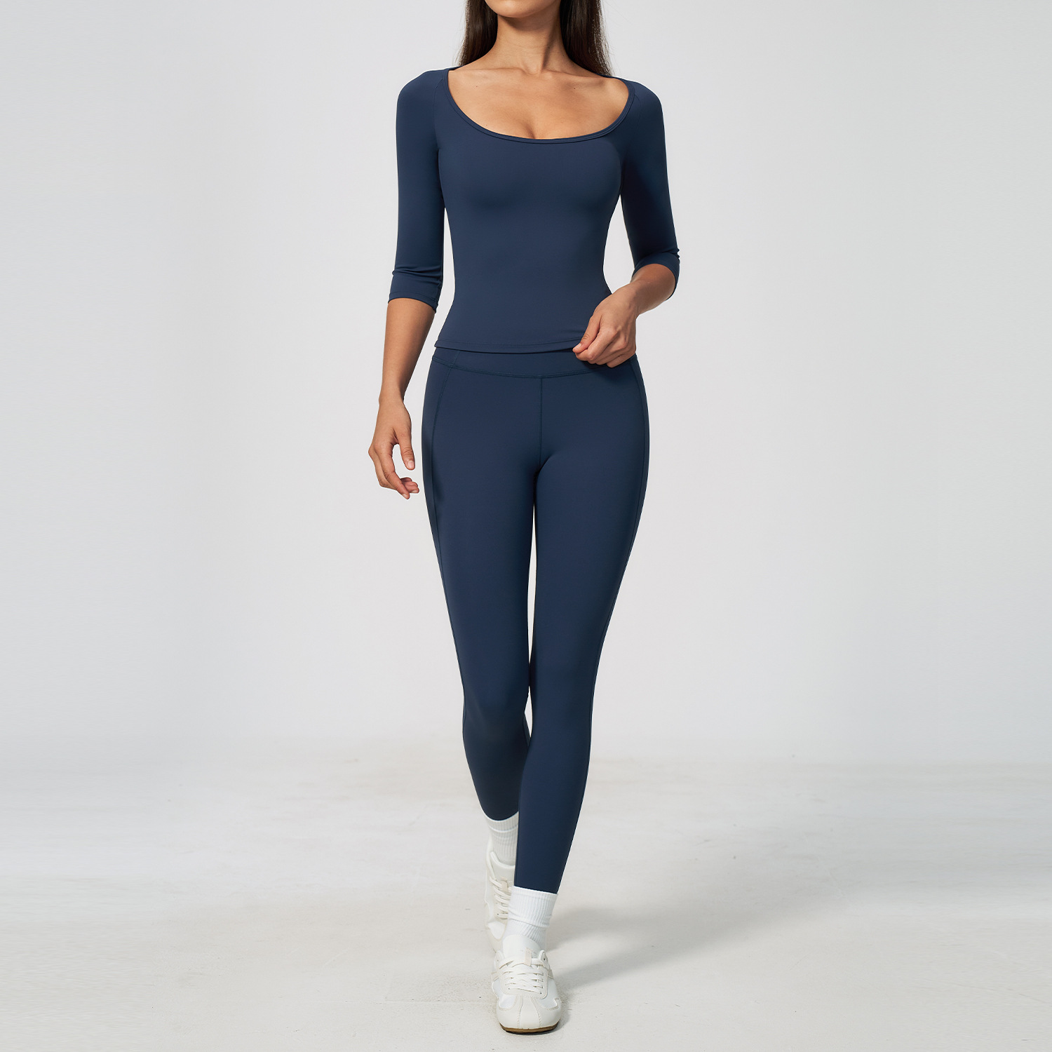 Dames 2-delige yogaset, 3/4 mo - Summer Clothing Logo recensie en prijs