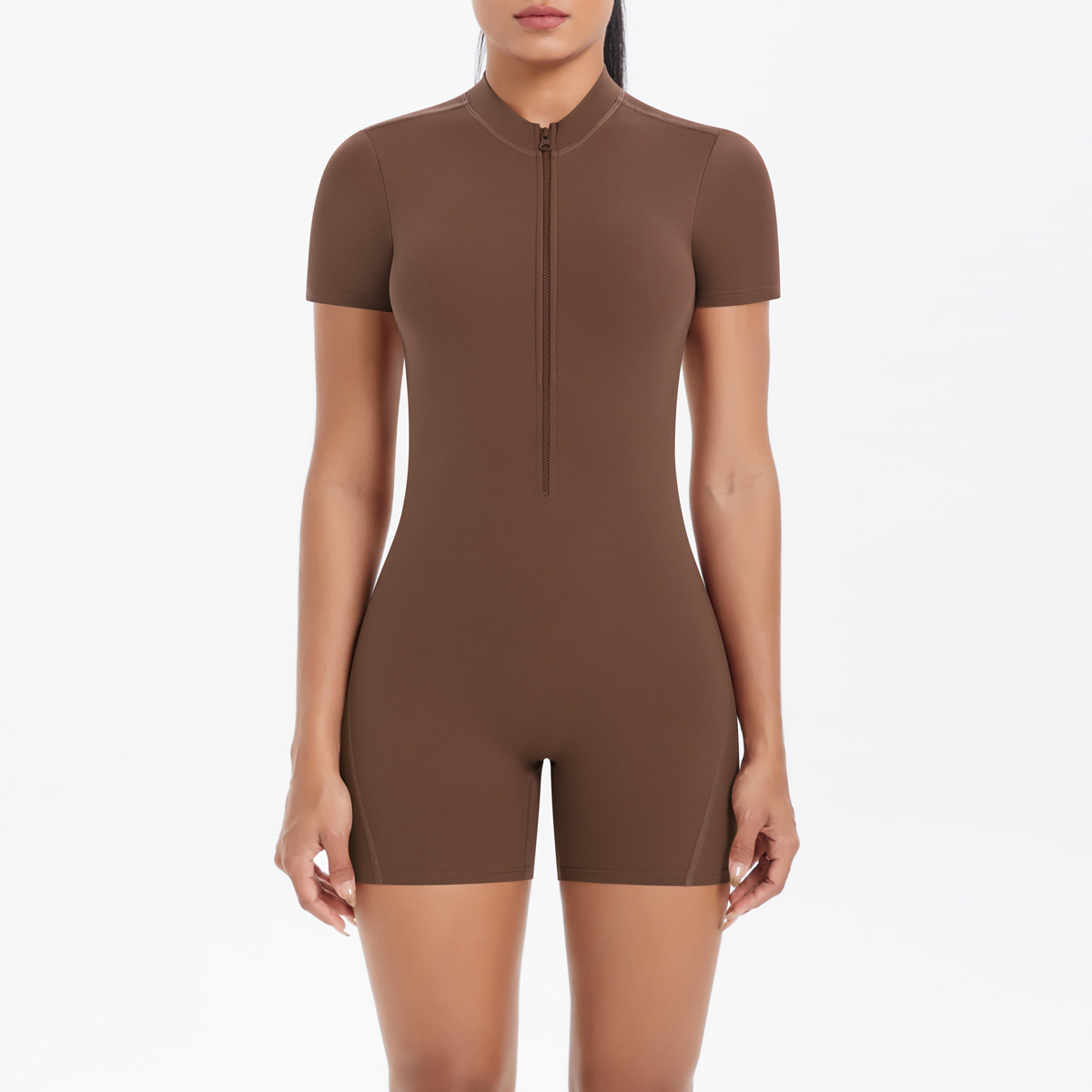 Workout jumpsuit met korte mou - Summer Clothing Logo recensie en prijs